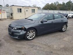 Salvage cars for sale from Copart Eight Mile, AL: 2017 Chevrolet Malibu LT