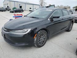 Salvage cars for sale at Tulsa, OK auction: 2015 Chrysler 200 LX