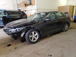 Salvage cars for sale at Ham Lake, MN auction: 2015 KIA Optima LX