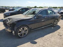 Salvage cars for sale from Copart San Antonio, TX: 2016 Mercedes-Benz C300