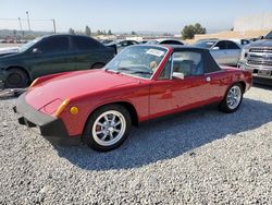 Salvage cars for sale at Mentone, CA auction: 1975 Porsche 914