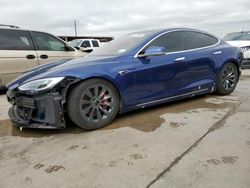 Salvage cars for sale at Grand Prairie, TX auction: 2019 Tesla Model S