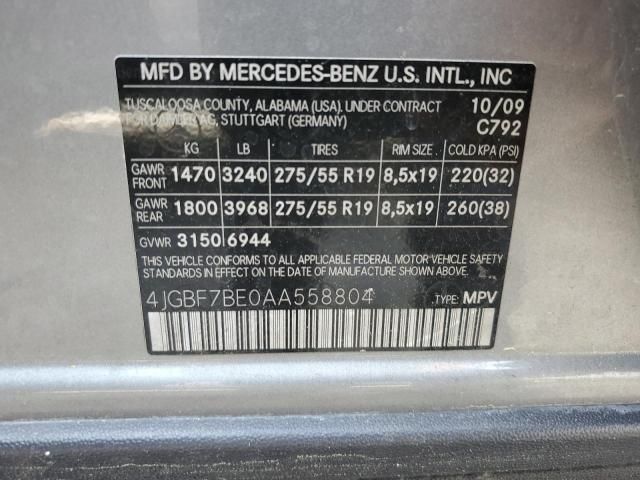 2010 Mercedes-Benz GL 450 4matic