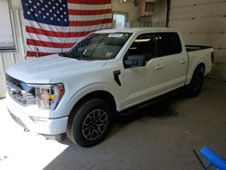 Salvage cars for sale at Lyman, ME auction: 2022 Ford F150 Supercrew