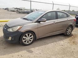 Salvage cars for sale from Copart Houston, TX: 2013 Hyundai Accent GLS