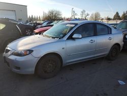 Salvage cars for sale at Woodburn, OR auction: 2008 Mazda 3 I