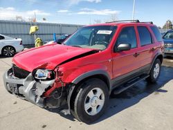 Salvage cars for sale at Littleton, CO auction: 2002 Ford Escape XLT