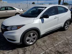 Salvage cars for sale at Van Nuys, CA auction: 2016 Honda HR-V LX
