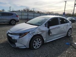 Toyota Corolla LE salvage cars for sale: 2021 Toyota Corolla LE