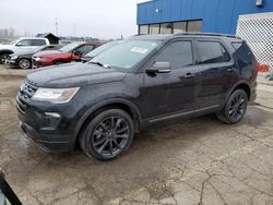 Salvage cars for sale at Woodhaven, MI auction: 2019 Ford Explorer XLT