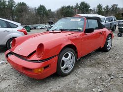 Vehiculos salvage en venta de Copart Mendon, MA: 1991 Porsche 911 Carrera 2