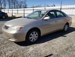 Salvage cars for sale from Copart Spartanburg, SC: 2004 Toyota Camry LE