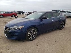 Salvage cars for sale at Amarillo, TX auction: 2018 Nissan Maxima 3.5S