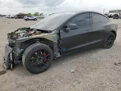 Salvage cars for sale at Houston, TX auction: 2019 Tesla Model 3