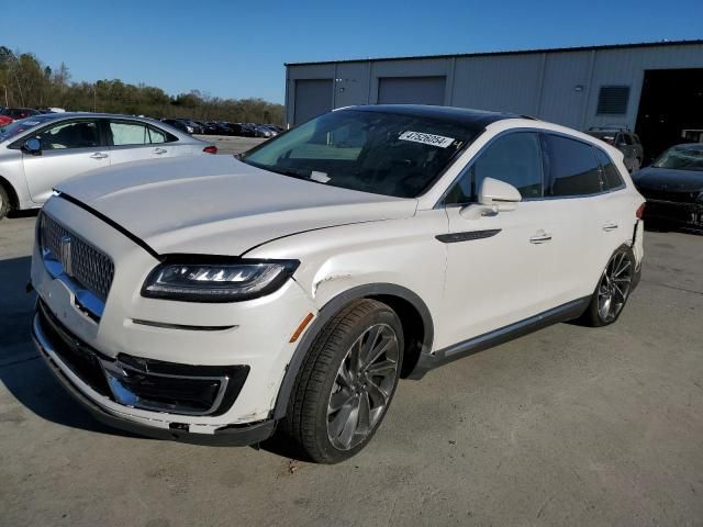 2019 Lincoln Nautilus Reserve