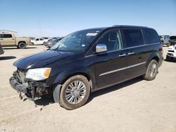 Salvage cars for sale from Copart Amarillo, TX: 2015 Chrysler Town & Country Touring L