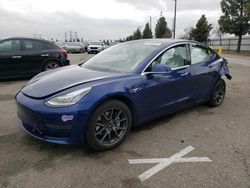 Salvage cars for sale from Copart Rancho Cucamonga, CA: 2019 Tesla Model 3