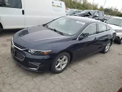 Chevrolet Vehiculos salvage en venta: 2018 Chevrolet Malibu LS