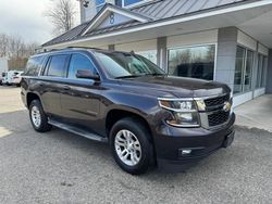 Salvage cars for sale at North Billerica, MA auction: 2015 Chevrolet Tahoe K1500 LT