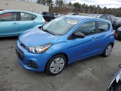 Chevrolet Spark LS salvage cars for sale: 2018 Chevrolet Spark LS