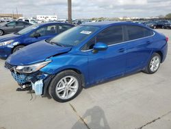 Chevrolet Cruze LT salvage cars for sale: 2018 Chevrolet Cruze LT