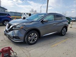 Salvage cars for sale from Copart Pekin, IL: 2018 Nissan Murano S
