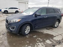 Salvage cars for sale at Farr West, UT auction: 2017 KIA Sorento LX