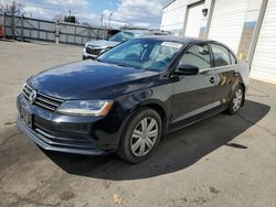 Salvage cars for sale at New Britain, CT auction: 2017 Volkswagen Jetta S