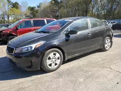 Salvage cars for sale from Copart Austell, GA: 2017 KIA Forte LX