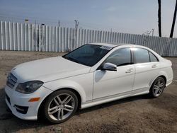 Salvage cars for sale at Van Nuys, CA auction: 2013 Mercedes-Benz C 250