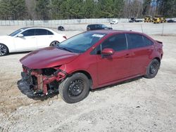 Toyota Corolla LE Vehiculos salvage en venta: 2022 Toyota Corolla LE