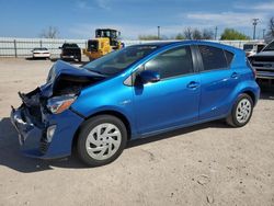 Salvage cars for sale at Oklahoma City, OK auction: 2016 Toyota Prius C