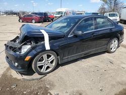 Salvage cars for sale from Copart Woodhaven, MI: 2010 Mercedes-Benz C 300 4matic