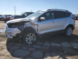 Salvage cars for sale at Woodhaven, MI auction: 2019 Ford Escape SEL