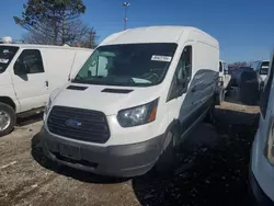 Salvage cars for sale from Copart Woodhaven, MI: 2019 Ford Transit T-350