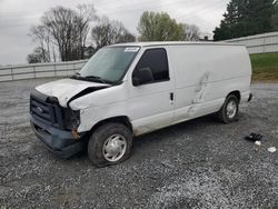 Salvage cars for sale from Copart Gastonia, NC: 2013 Ford Econoline E150 Van