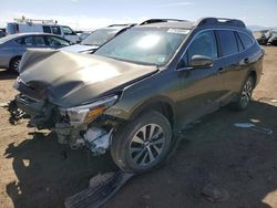 Salvage cars for sale at Brighton, CO auction: 2022 Subaru Outback Premium