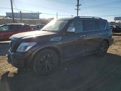 Salvage cars for sale at Colorado Springs, CO auction: 2019 Nissan Armada SV