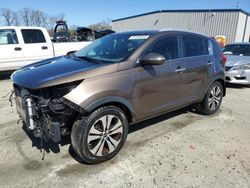 Salvage cars for sale from Copart Spartanburg, SC: 2013 KIA Sportage EX