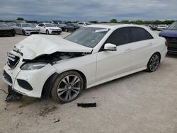Salvage cars for sale from Copart San Antonio, TX: 2016 Mercedes-Benz E 350