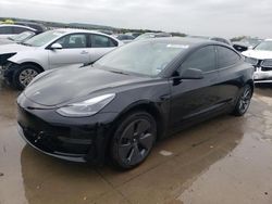 Salvage cars for sale at Grand Prairie, TX auction: 2023 Tesla Model 3