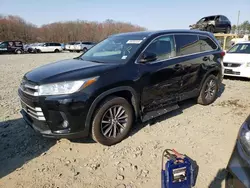 Salvage cars for sale at Windsor, NJ auction: 2019 Toyota Highlander SE