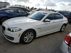 Salvage cars for sale from Copart Rancho Cucamonga, CA: 2015 BMW 528 I