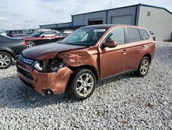 Salvage cars for sale at Wayland, MI auction: 2014 Mitsubishi Outlander SE