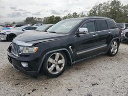 Salvage cars for sale from Copart Houston, TX: 2012 Jeep Grand Cherokee Overland