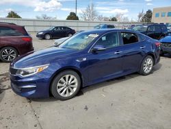 KIA Optima LX salvage cars for sale: 2017 KIA Optima LX