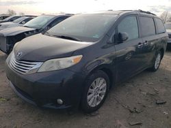 Salvage cars for sale at Hillsborough, NJ auction: 2012 Toyota Sienna XLE