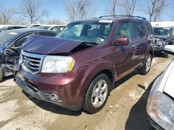 Honda Pilot EXL salvage cars for sale: 2012 Honda Pilot EXL