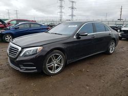 Salvage cars for sale from Copart Elgin, IL: 2015 Mercedes-Benz S 550