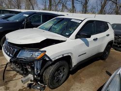 Salvage cars for sale from Copart Bridgeton, MO: 2018 Jeep Compass Sport